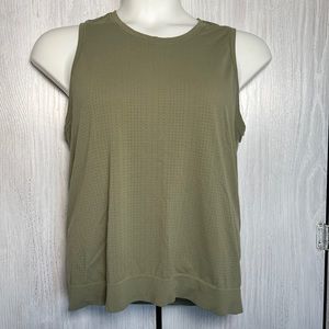 Athleta Olive Green Top L